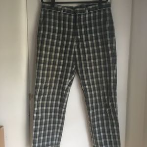 Men's Club Monaco Plaid Pants
